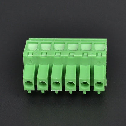QPRB-350-6P High Quality 3.50mm Pitch 6P Wire Connector Female PCB Terminal Block Screw-Pluggable Electric Manufacturing Product