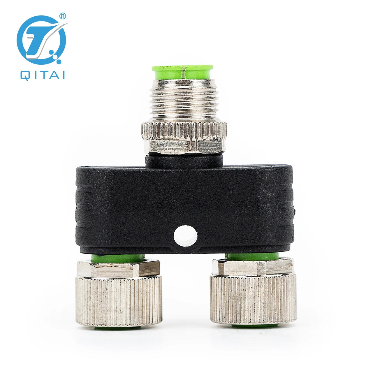 M12-M04 2xF04A Y Waterproof Cable Splitter 1Male to 2 Female 2 6 Pin Electric Bicycle Plug Signal Sensor Connector