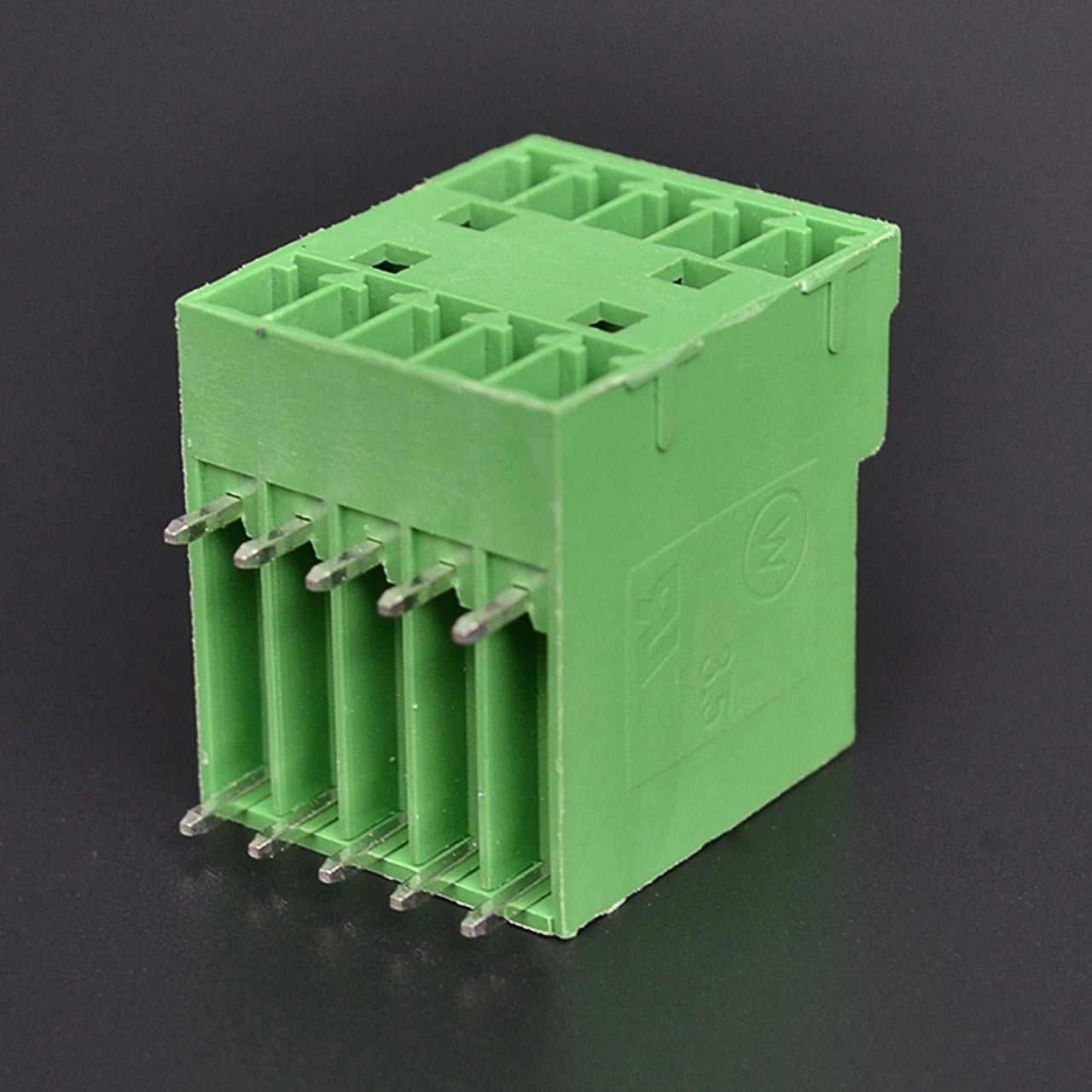 QSD-381R-2X5P 3.81mm Pitch Double-deck 5P Green Simple Cheap Male and Female PCB Screw Terminal Blocks Types