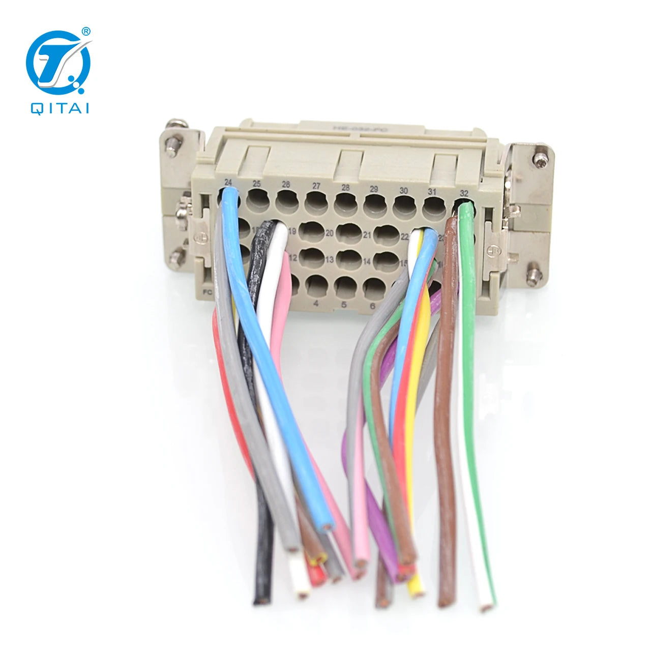 HEE-046-FC HDC 16A 500V Heavy Duty Connector 10P Female Insert Crimp Terminal for Industrial Equipment