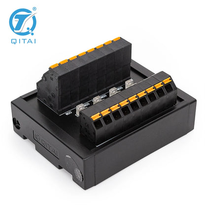 QMT183 DIN Rail Spring Terminal Block NPN/PNP Input/Output Safe Reliable European Push-In Connection Quick-connect Terminals LED