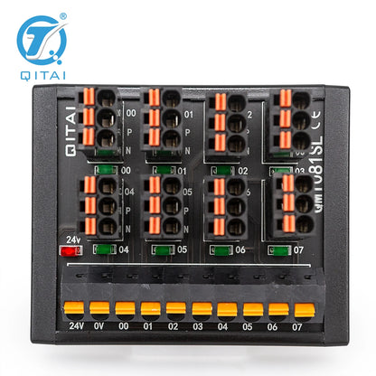 QMT081SL High Efficiency 8 Bit Input Terminal Block DC24V 1A PLC Module Connect with LED Light