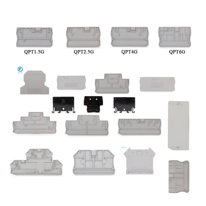 Plastic End Cover for PT and UK Din Rail Terminal Blocks Terminals End Cover End Plate