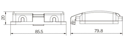H32A-CV-4B Heavy Duty Connector Compact Series Top Entry Protective Hoods