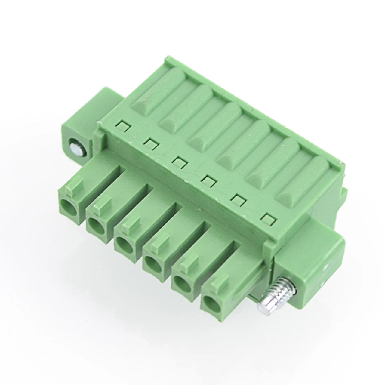 QPL-381F-6P 3.81mm Pitch 6P 300v 10A Green High Strength Spring Wire Strong Shock Resistance QPL Series Plug PCB Terminal Blocks