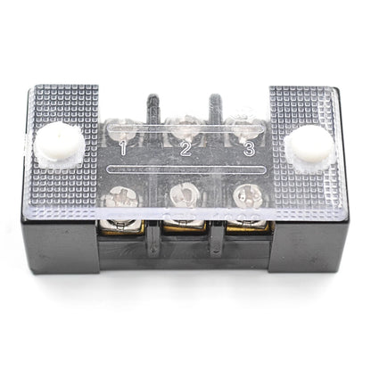 QTB-1003 Terminal Block Screw Terminal Electrical Terminal Strip Wire Connector Block 3-Pole Terminal Block