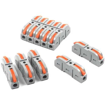 KV211 High Quality Spring Automotive Single Pole 1P 250V 32A LED Light Wiring Quick Connectors Push-In Terminals