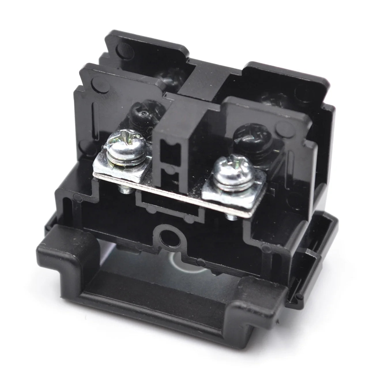 QUTD-24 Din Rail Fuse Disconnect Terminal Block  660V 32A DIN Rail Fuse Terminal Connector for 4mm2 Wire PA66 Brass Fuse Block