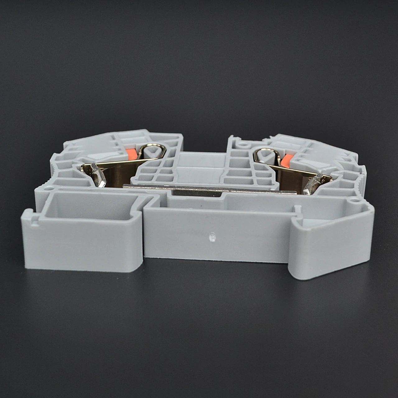 QPT16 Din Rail Terminal Block with 2-Contacts Spring  Plug-in Type Made of Durable PC & Nylon Plastic for Electrical Connections