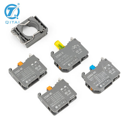 QDN22SA3-M1-M Durable Plastic/Metal Material 22mm Industrial Latching/Momentary Control Head Emergency Stop Push Button