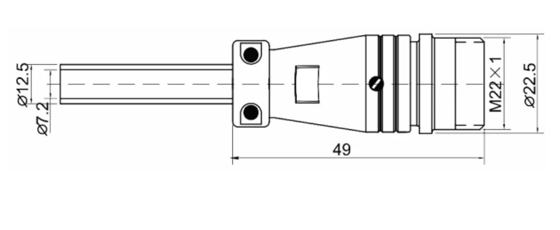 P20F-2K  Butting Type Backward Installed Socket K 20mm 250V Metal Circular Aviation Connector Waterproof for Aviation 2-14 PIN
