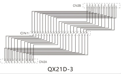 QX21D-3  AWG28  40P/ MIL  20P/MIL Cable PLC I/O Cable Copper Flexible Insulated Wires and Cables  0.5-1 Meter Control Cable