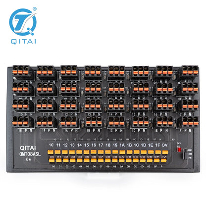 QMT08ASL  32 Bit Output Terminal Block DC24V 1A PLC Module Connect With LED Light Remote Control
