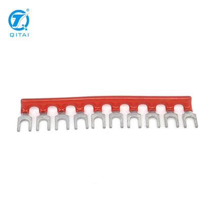 EB10-8BL(R)  10 Position Terminal Strip Terminal Connection Bar Jumper Strip Plug-In Bridge Components