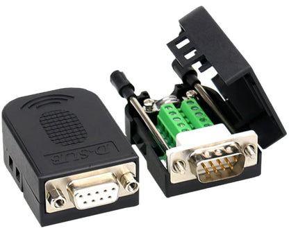 QX820 Series D-SUB Connector 9P 15P 25P 37P D-SUB 37 Male Female Terminal Adapter Breakout Board for Connectors