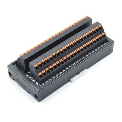 QMT124 Spring Type Terminal Block Strips Transfer Two-layer Independence 40 Bit European Quick-connect Terminal