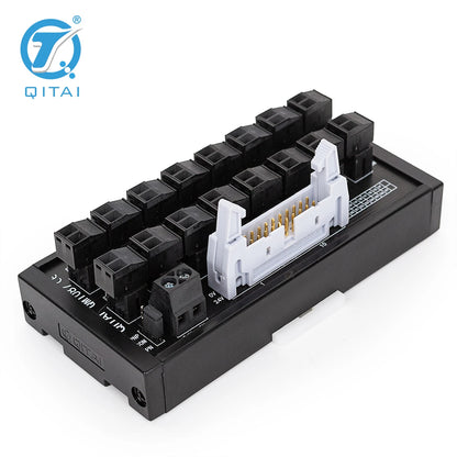 QMT087 16 Bit Output Terminal Block DC24V 1A PLC Module Connect With LED Light Remote Control