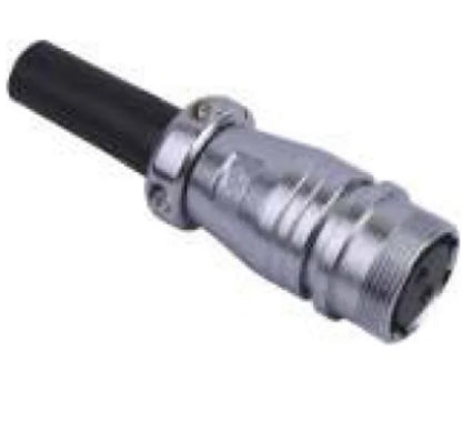 PG24F-6K  3/8 Mental Flexible Pipe Butting Type Socket K Waterproof Connector 6/10/12/19 Pin Circular Flange Connector Aviation