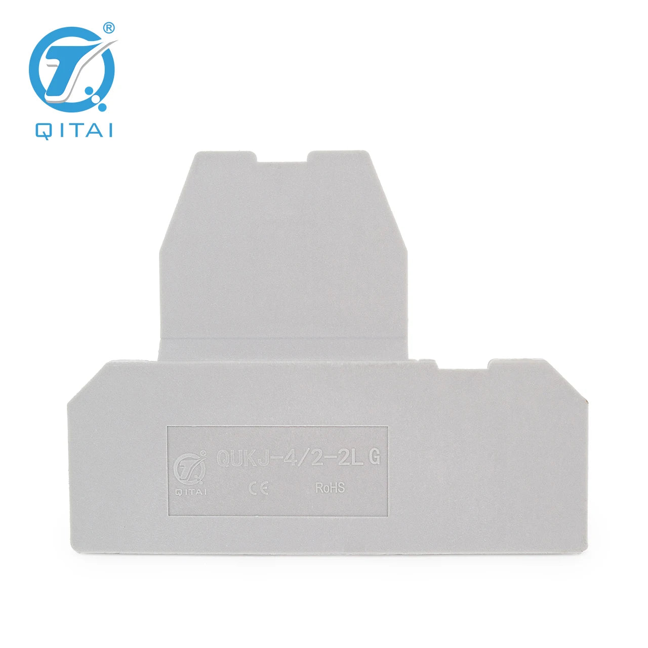 QUKJ-4/2-2LG Din Rail Terminal Blocks D-UKKB 3/5 End Cover Electrical Control Connection Terminal Block Accessories