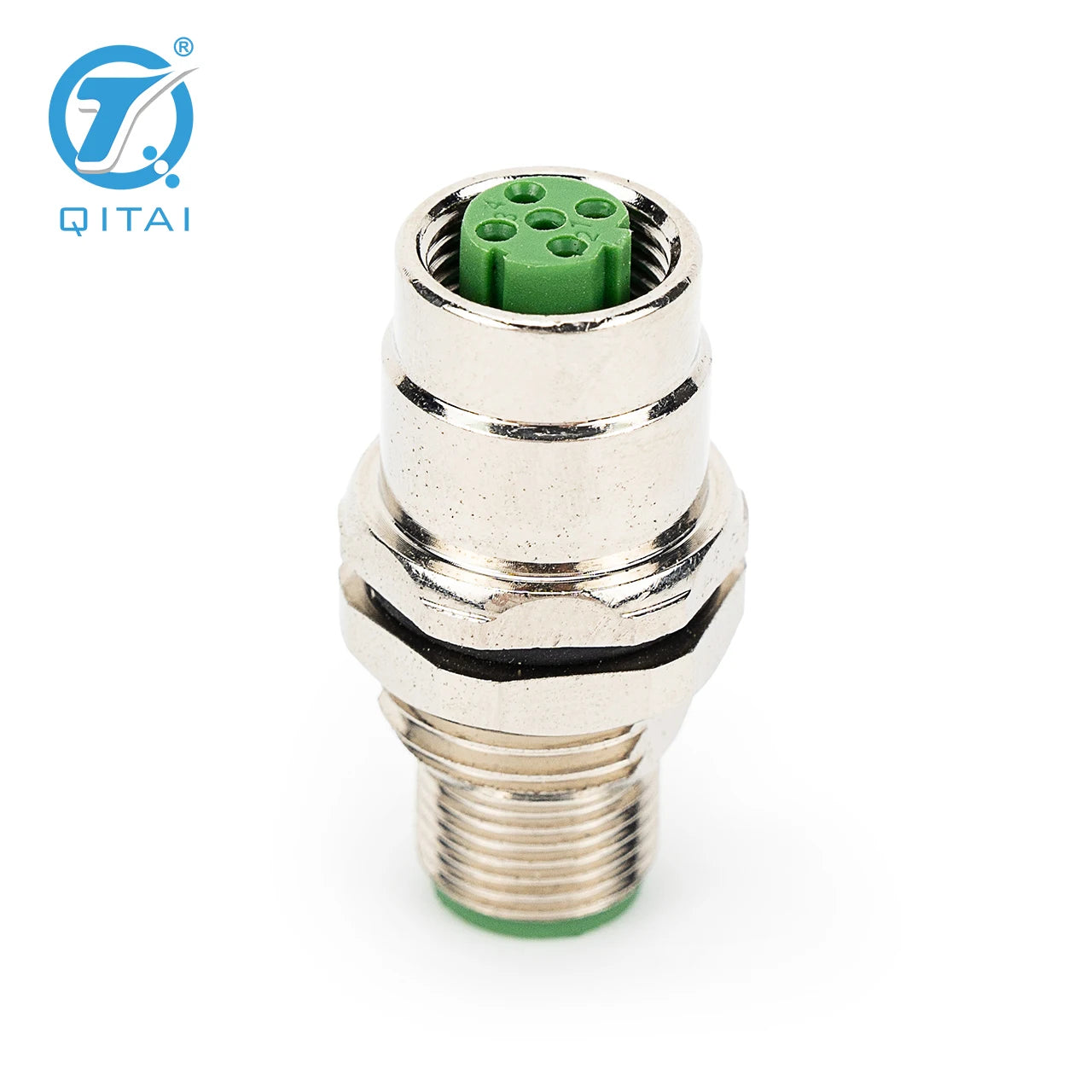 M12-M04D F04D-M16T Panel Mount Connector 4 Pin Male to 5 Pole Female Socket Adapter High Quality Connectors