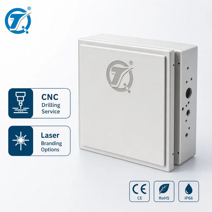 KG Series Lockable Plastic Junction Box IP66 Waterproof ABS Electrical Enclosure with Hinged Cover and Plastic Lock Outdoor Use