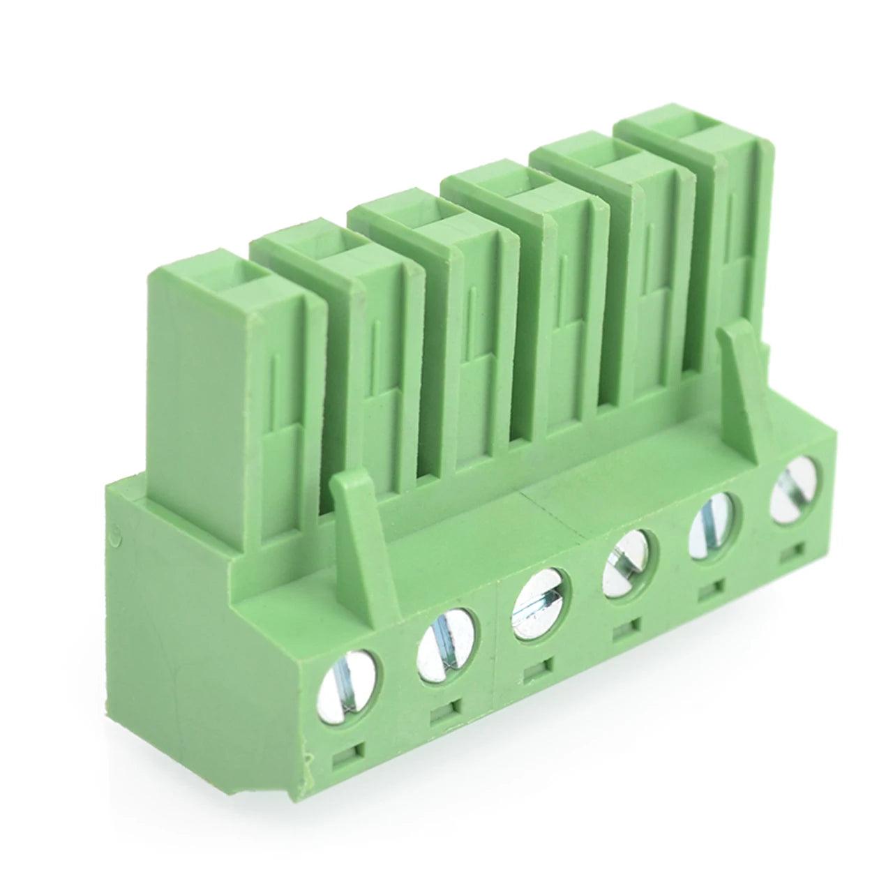 QPVH-762-6P 7.62mm Pitch 6P Female and Male Wire Connector Terminators PCB Screw Plug-in Terminal Block