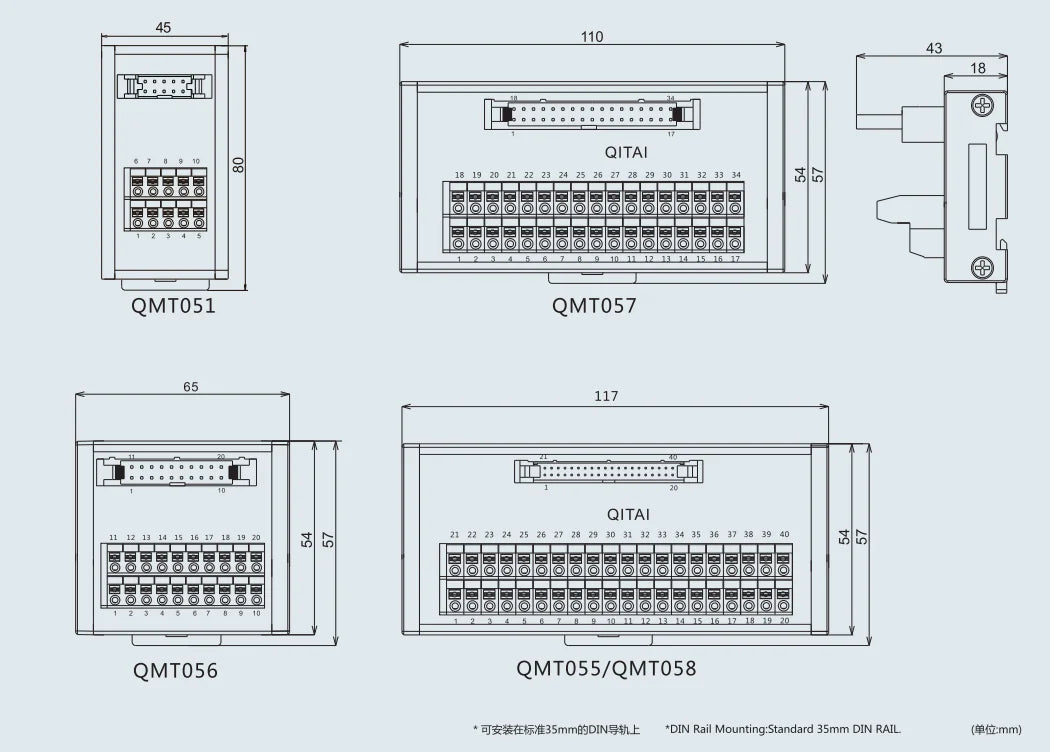 QMT056 Spring Terminal Block application view