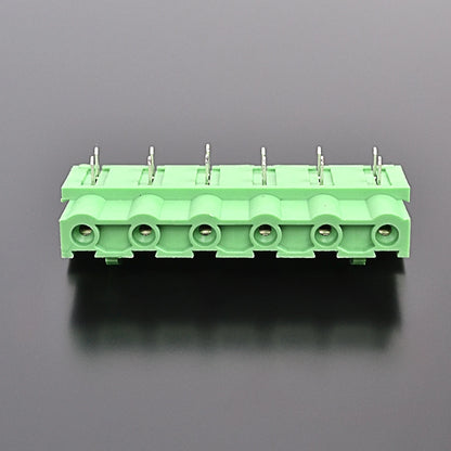QSP-762R-6P 7.62mm Pitch 6P PCB Terminal Block Connector Green Simple Cheap Durable Male and Female PCB Terminal Blocks Types
