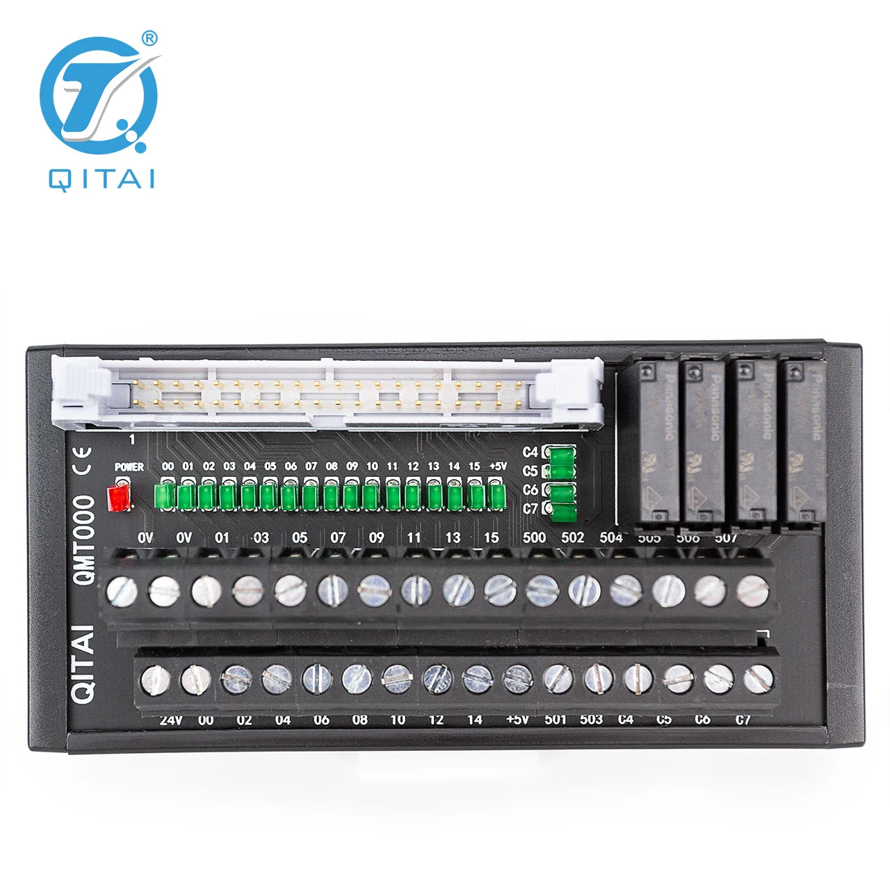 QMT000 1A DV24V PLC Terminal Block Module Industrial Grade Relay Terminal Station with High Current Capacity for PLC Interfaces