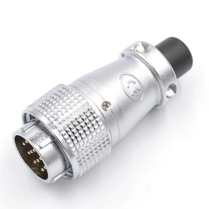 14Pin Circular Connector  Male Plug Female Socket Waterproof Power Cable Straight Connector