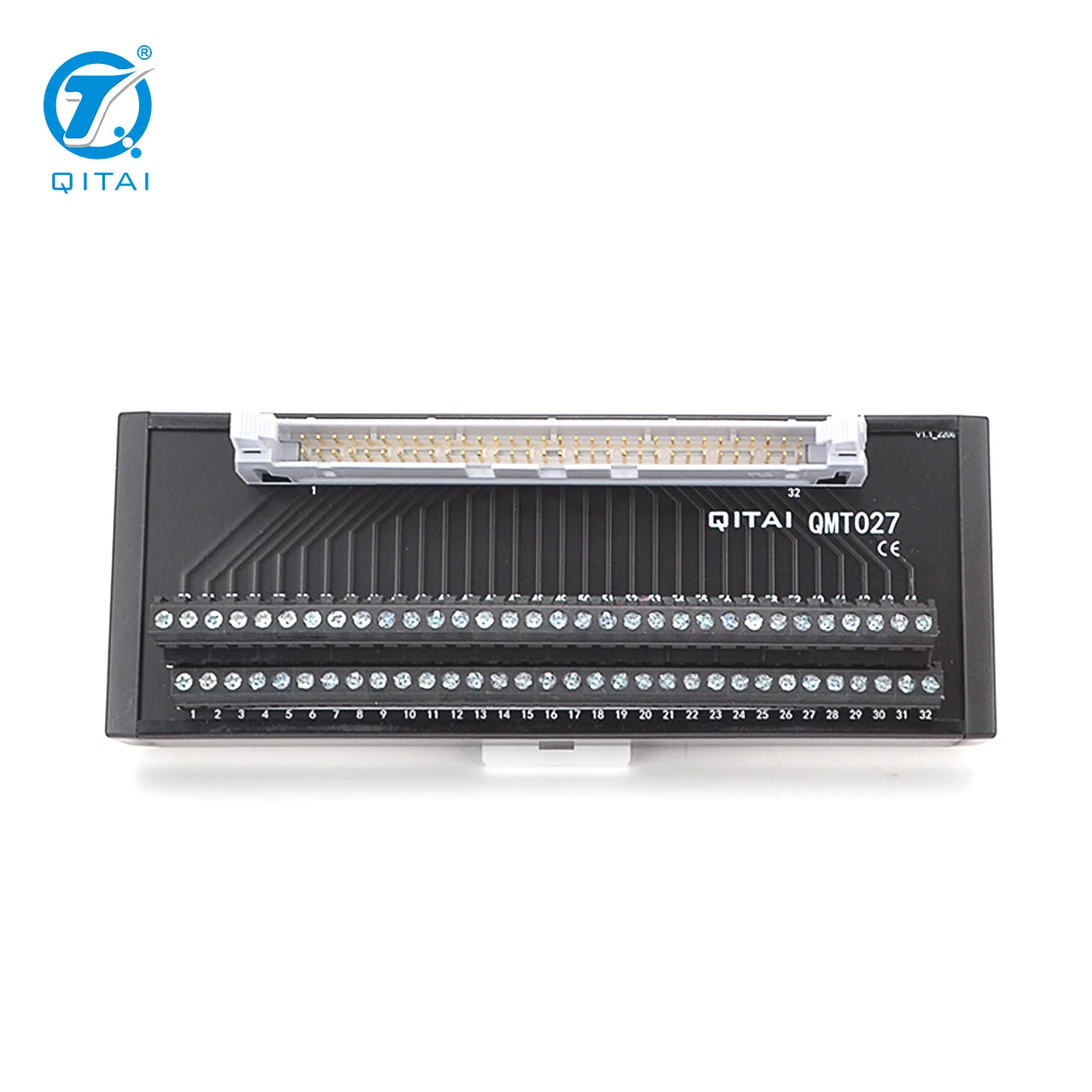 QMT027 64-Pin European General Use MIL Wire Connector Electric Terminal Block Module Automotive Input Output Screw Type for
