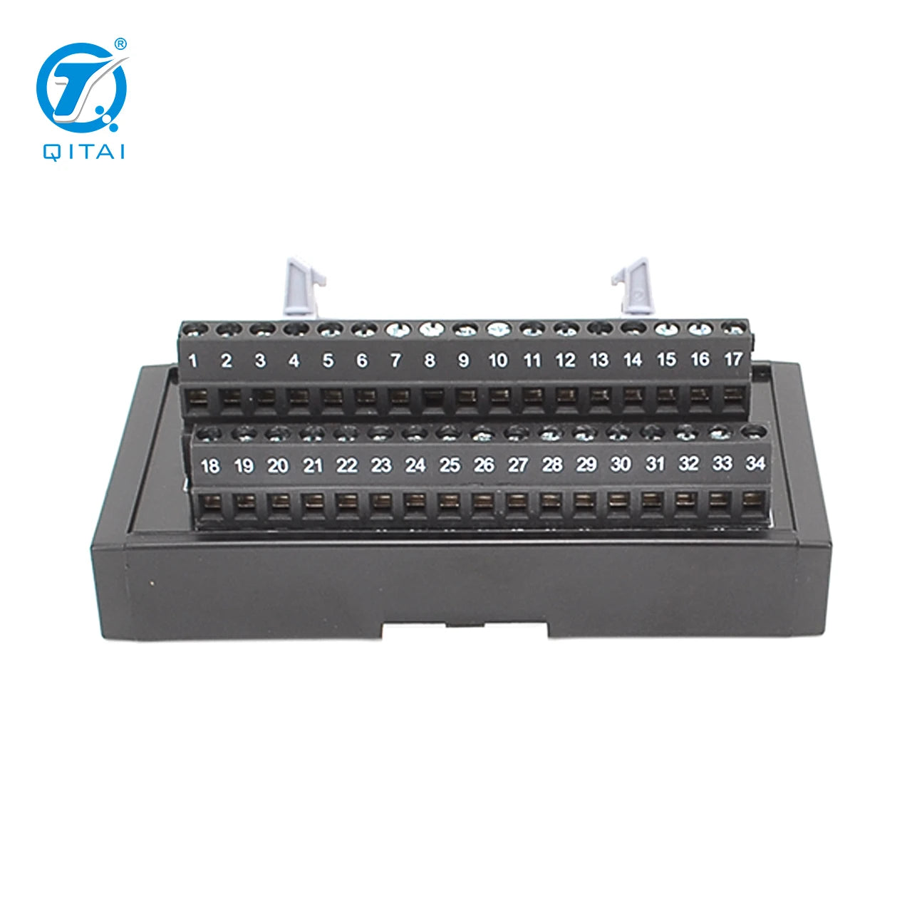 QMT023 34 PIN Input Output European General Use MIL Wire Connector Electric Terminal Block Module PLC Connector