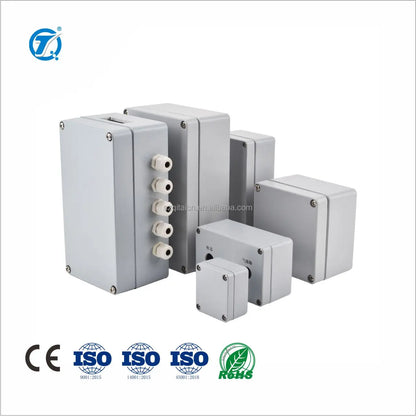 Electronic Waterproof IP66 Sealed Diecast Aluminium Metal Junction Box Enclosure Case