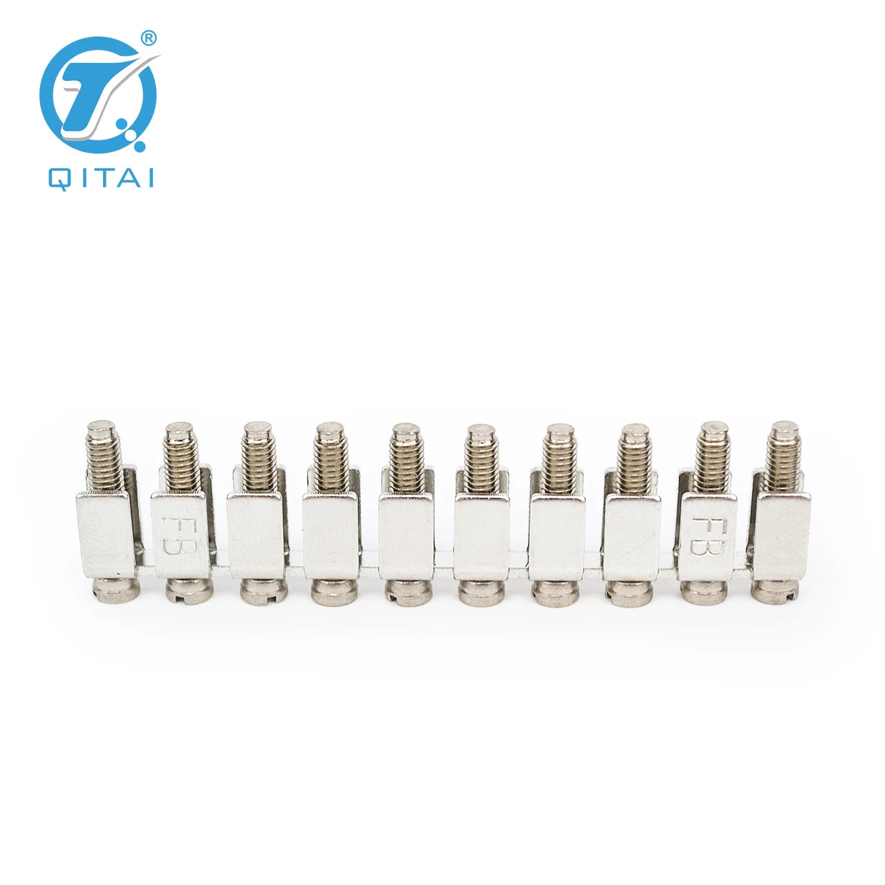 FBI  10-6  Plug-In Din Rail Terminal Block Central Fixed Bridge Screw Bridge Screw Terminal Block Plugging Jumper