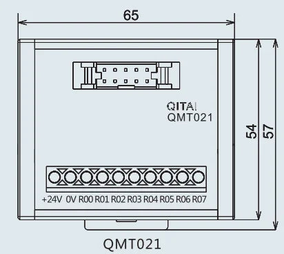 QMT021 Terminal Block Module Suitable for All With MIL Connector PLC Connect 10 Bit PLC Terminal Station
