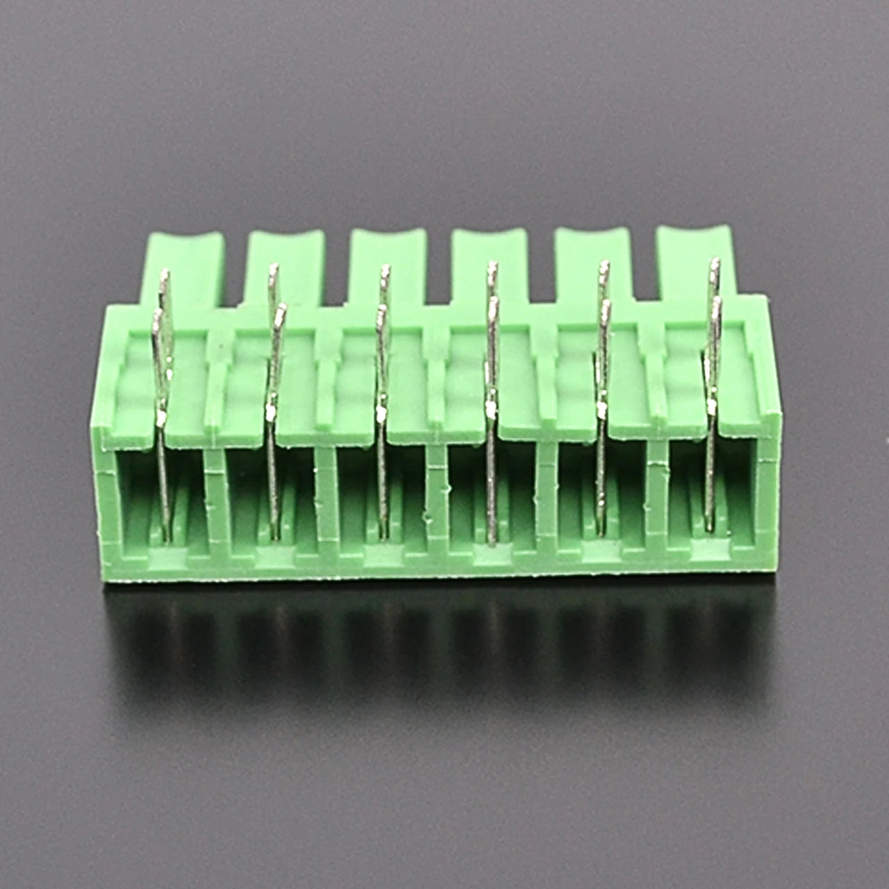 QSP-381R-6P 3.81mm Pitch 6P PCB Terminal Block Connector Green Simple Cheap Durable Male and Female PCB Terminal Blocks Types