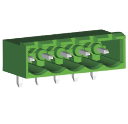 QS-508RC PCB Terminal Blocks 5.08mm Pitch 2P-24P 300V 15A Green High Strength Screw Connector