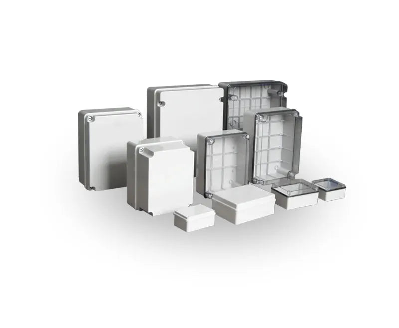 ABS Plastic Metal Electronic Waterproof IP66 Sealed Enclosure Case clear Unclear Cover Junction Box Control Panel Enclosure