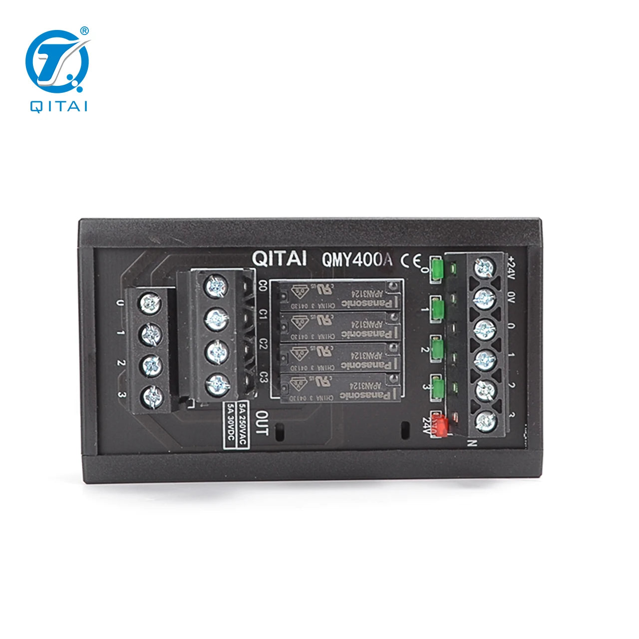 QMY400 Intermediate High Speed Relay Converter Module 60V Terminal Block 0.5A 4 SSR OEM/ODM