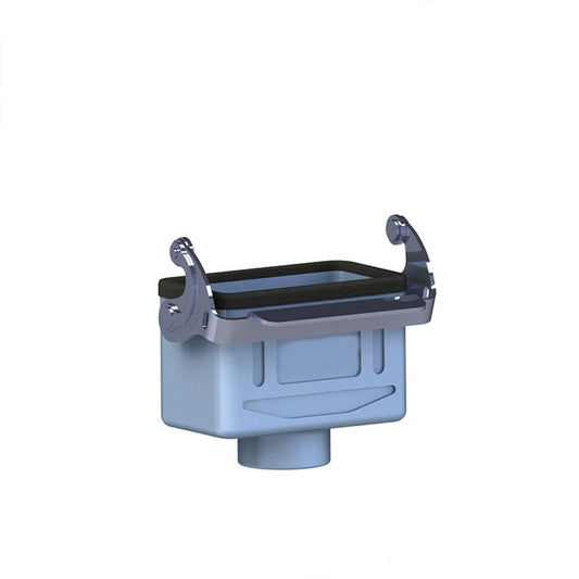 H10B-DJK-1L-M20 Heavy Duty Male/Female Aluminum Connector Housing Compact Series with Top Entry Protective Hoods IP65