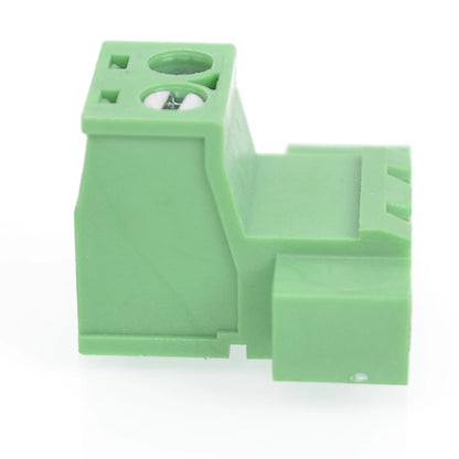 QPS-508S-2P 5.08mm Pitch 2 Pin Male and Female Wire Connector Screw Plug-in PCB Terminal Block with Flange