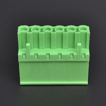 QPRB-500-6P PCB Terminal Blocks Green 6P Male Female 5.00mm Pitch Plug-in Type Terminal Block Series