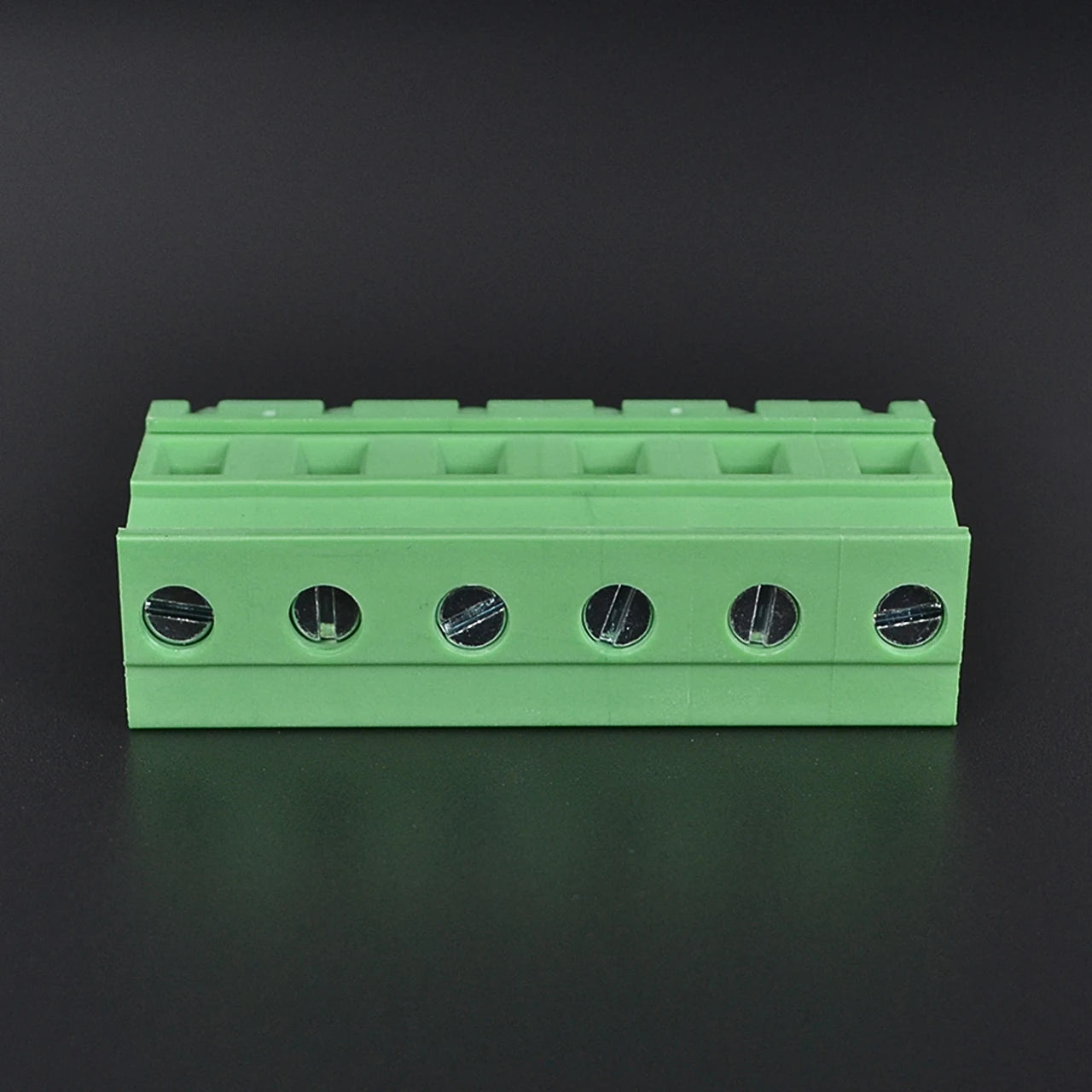QPRB-762-6P  Green PA Material PCB Terminal Blocks with 7.62mm Pitch Durable Male and Female Connections