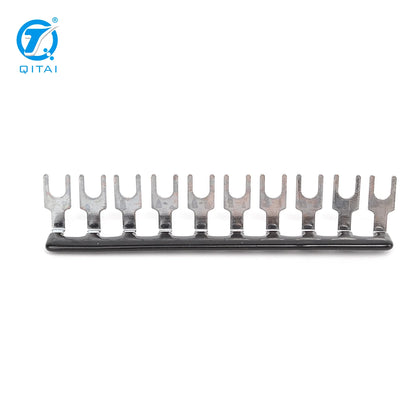 EB 10-8BL 10 Position Terminal Strip Plug-In Bridge Connector Components for Terminal Connection Bar Jumper Strip Blocks