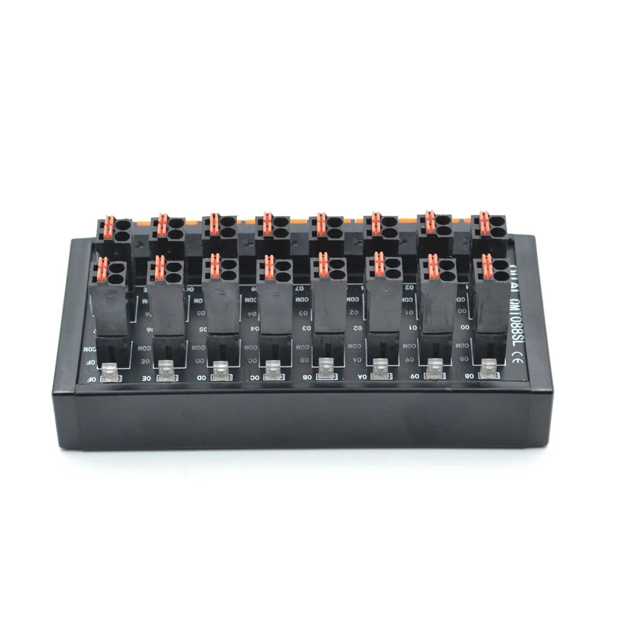 QMT088SL 16-Bit Output Terminal Block DC24V 1A PLC Module with LED Light Remote Control Compatible with DIN Rail