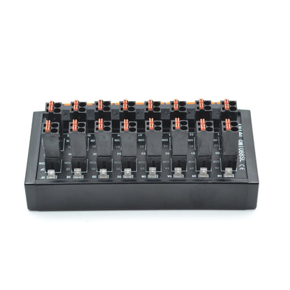 QMT088SL 16-Bit Output Terminal Block DC24V 1A PLC Module with LED Light Remote Control Compatible with DIN Rail