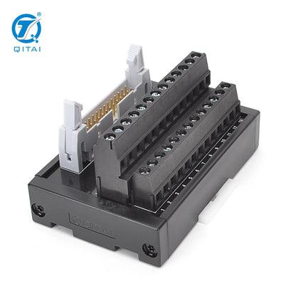 QMT026 26 PIN Input Output European General Use Automotive MIL Wire Connector Electric Terminal Block Module Din Rail Plc
