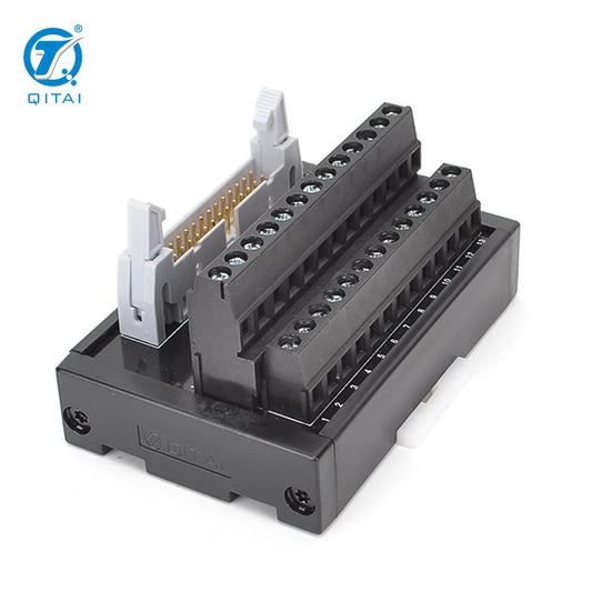 QMT026 26 PIN Input Output European General Use Automotive MIL Wire Connector Electric Terminal Block Module Din Rail Plc