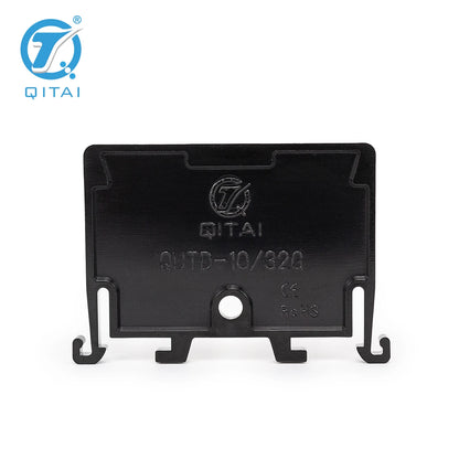 QUTD-10/32G Din Rail Terminal Blocks End Cover Electrical Control Connection Terminal Block Accessories