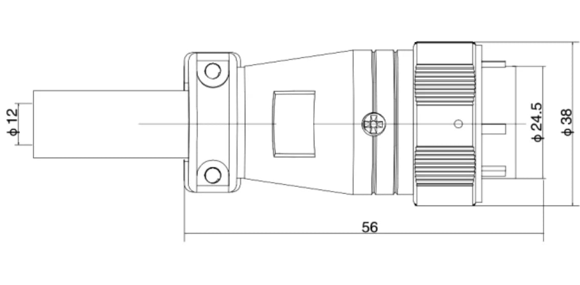 PT 28F-12A  Industrial Waterproof Aviation Adapter Plug Electrical Connector 2-26P Multi Application Connector